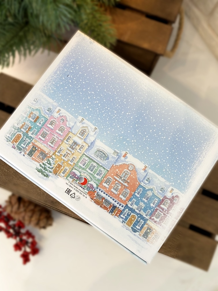 Коробка шкатулка подарочная "Новогодняя прогулка" — изображение 5